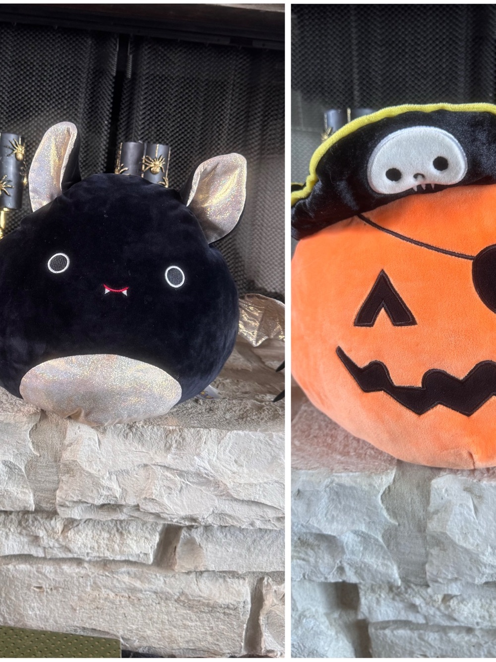 Flip A Mellow Emily the Bat and Paxton the Pumpkin
